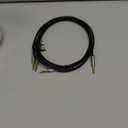 Amazon Basics 2-Pack 3.5mm Aux Audio Cable for Stereo Speaker or Subwoofer with Gold-Plated Plugs, 4 Foot, Black