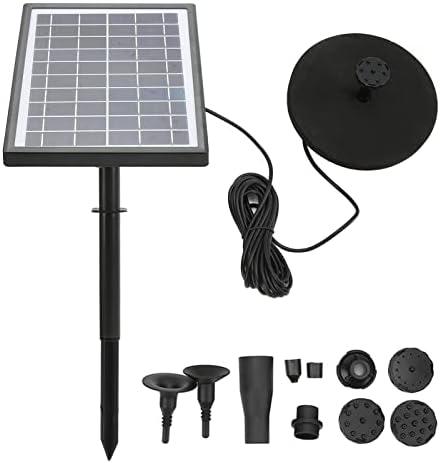 Solar Water Fountain Pump Micro Split Type ABS Water Level Monitoring Solar Powered Fountain Garden DC8V Applicable for Outdoor Garden