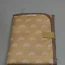 KeaBabies Portable Diaper Changing Pad, Easy Wipe Clean - Foldable Waterproof Baby Changing Mat for Diaper Bag, Compact, Lightweight, 25x13 Newborn, Infant, Baby Changer Travel Essential (Rainbow)