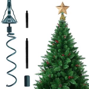 Christmas Tree Topper Holder, Universal Twist On Tree Topper Holder, Green Christmas Tree Topper, Christmas Tree Parts Fits Most Christmas Tree Base