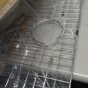 Kitchen Sink Grid and Sink Protectors, Stainless Steel Sink Grids for Bottom of Kitchen Sinks, 26" x 14 1/16" with Rear Drain for Single Bowl Sinks, 304 Stainless Steel Material