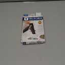 Truform Sheer Compression Stockings, 15-20 mmHg, Women's Knee High Length, Open Toe, 20 Denier, Medium (Nude)