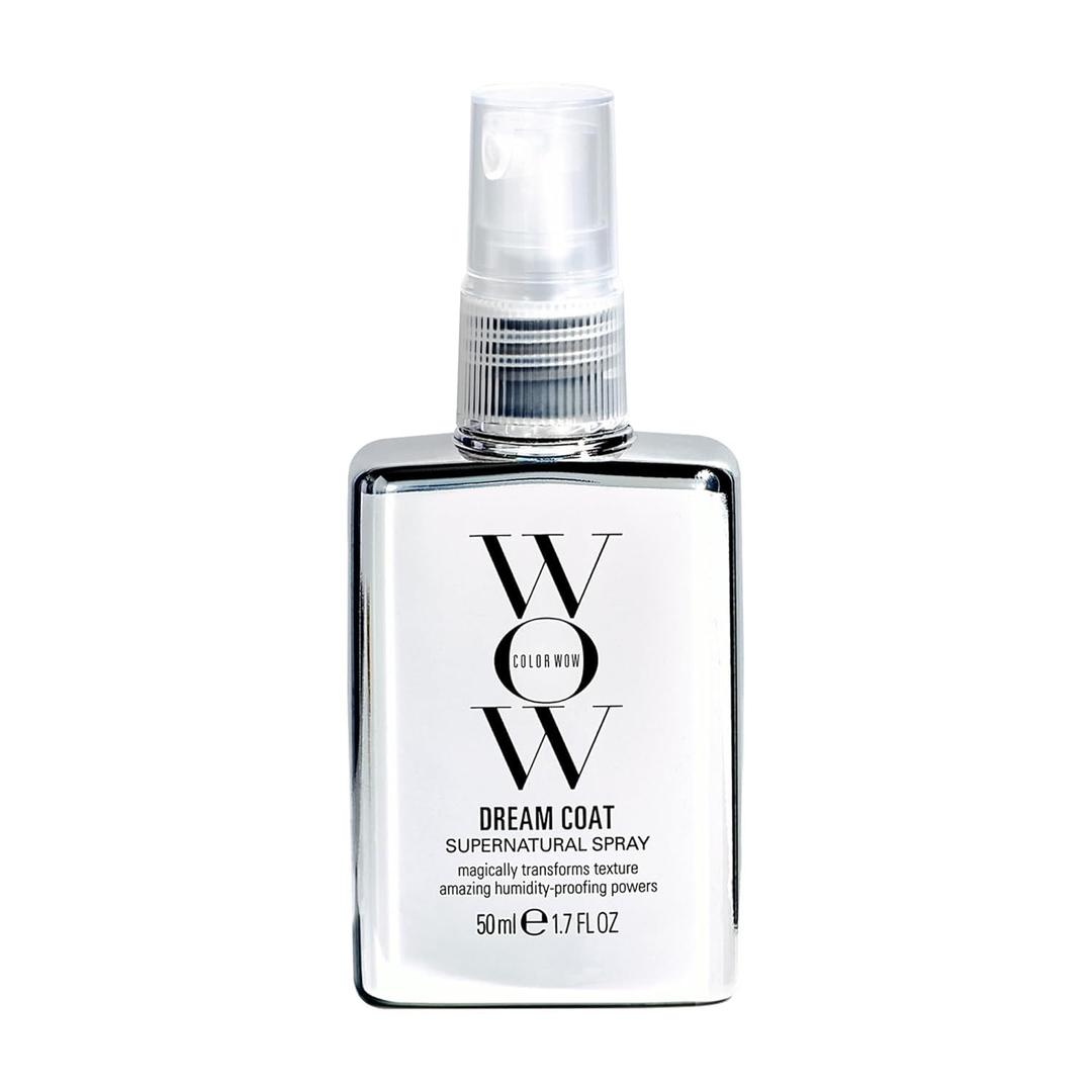 COLOR WOW Dream Coat Anti-Humidity Treatment Spray  Anti-Frizz Hair Smoothing Spray with Built-in Heat Protectant, Award-Winning Leave In Treatment for Glassy Smooth, Shiny Styles up to 3-4 Washes (1.7 Fl Oz (Pack of 1))