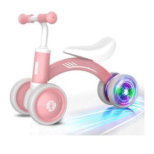 Baby Balance Bike Toys for 1 Year Old Girl Gifts, 10-36 Month Toddler Balance Bike, No Pedal 4 Silence Wheels & Soft Seat Pre-School First Riding Toys, 1st Birthday Gifts