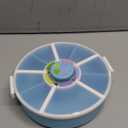 Kids Original Snack Spinner Bundle - Reusable Snack Container with 5 Compartment Dispenser and Lid | BPA and PVC Free | Dishwasher Safe | No Spill, Leakproof,for Toddlers,School (Blue-2Pack)