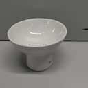 HD 4,4 in ceramic footed bowl white