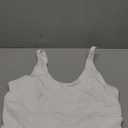 THE GYM PEOPLE Womens' Sports Bra Longline Wirefree Padded with Medium Support (XX-Large, White)