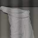 XXTAXN Women's Summer Sexy Elegant Cocktail Party One Shoulder Short Sleeve Ruched Mini Dress White