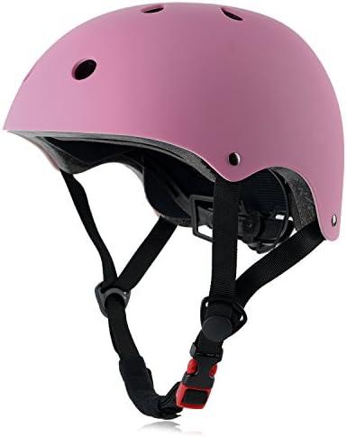 Kids Bike Helmet, Adjustable and Multi-Sport, from Toddler to Youth, 3 Sizes, L