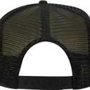 OTTO Wholesale Cap 39-165 Mesh Back Trucker Hats (24 Hats) - Adjustable One Size Fits Most, Black (Black)