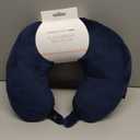 Travelsmart Travel Neck Pillow - Lightweight Fleece Casing U-Shaped Stuffable Memory Foam Travel Pillow for Sleeping and Neck Support, Blue
