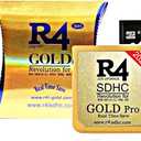 R4 SDHC Gold Pro Adapter with 32 GB Micro SD with YS Menu with 500 in 1 Will Work On DS DSI DSIXL 2DS 2DSXL 3DS 3DSXL