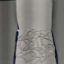 12 Decorative Metal Shower Curtain Hooks, S-Shaped Hooks with Anti-Fall System, Rust-Proof Shower Rings with Safety Buckle, Fits Rods Up to 1-Inch Diameter (S, White)