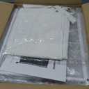 WOWLIVE Laundry Hamper with Wheels,Metal Wire Frame Rolling Laundry Basket with Removable Bag,100L Dirty Clothes Hamper Organizer Dorm Room Storage for Bedroom,Bathroom,White, 16.9x 12.2 x 28.1 Inches