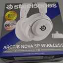 SteelSeries Arctis Nova 5P Wireless Multi-System Gaming Headset  White  Neodymium Magnetic Drivers  100+ Audio Presets  60 HR Battery  2.4GHz or BT  Gen2.X Mic  PS5, PS4, PC, Switch, Mobile