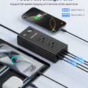 200W Car Power Inverter 12V DC to 110V/120V AC, Power Inverters for Vehicles w/ 2 AC Outlets, PD 20W USB-C/USB QC 3.0 36W, Car Charger Car Plug Adapter Car Outlet Adapter for Car Camping, Laptop,Phone