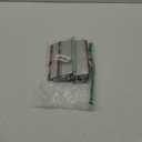 Lenink 10 Pack Name Plate Holder, Wall Mount Office Door Name Plate Holder for Meeting Room, Business Department, Warning Area 8” X 2” (Silver)