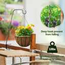 BOLITE Deck Hook, 28 Inch Bird Feeder Hanger for Hummingbird Feeders, Planters, Lanterns, Wind Chimes, Holiday Decorations and More, Heavy Duty, Birthday Gifts for Women Men, Gifts for Mom Dad