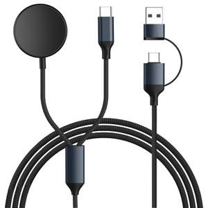 Fast Charger for Samsung Watch and Phone - 25W Fast Charging Cable for Samsung Galaxy s26/s25/s24/s23/s22 Ultra, Galaxy Watch Ultra 8/7/6/5/4 Charger - Supports Data Transfer, CarPlay & Android Auto