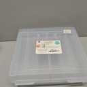 We R Memory Keepers Clear Washi Storage Bin, Clear Storage Box, Washi Tape Storage Organizer, Use for Scrapbooking, Card-Making, & Paper Crafting