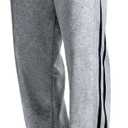 gymha Men's Straight Leg Fleece Sweatpants Relaxed Fit Drawstring Elastic Waist Lounge Pants with Pockets for Athletic Casual (Medium, Gray)