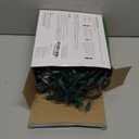 PREXTEX 300 Count Clear Christmas Tree Lights with Green Wire - 60 ft Warm White Christmas Lights for Indoor or Outdoor Use - Holiday Incandescent String Lights for Xmas Trees, Patios, and Fences