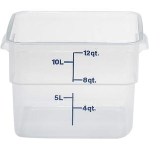 Cambro 12SFSPP190 12 qt Polypropylene Food Storage Container - CamSquare Case of 6