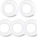 STAR-SPANGLED Push Tap Light, 2.8 Mini Night Touch LED Puck Lamp, Portable Under Cabinet Lighting AAA Battery Operated Powered, DIY Stick On Lights for Closet, Counter, Kitchen, Cool White, 5 Pack