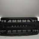 Front Grill Replacement for F150 2015 2016 2017, Matte Black Front Bumper Grille w/Off-Road Lights