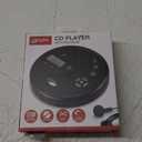 GPX PC332B Portable CD Player with Anti-Skip Protection, FM Radio and Stereo Earbuds - Black