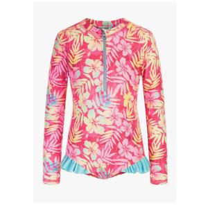 GRACE KARIN Girls One Piece Swimsuits Long Sleeve Bathing Suits Swimwear, Size 14Y