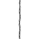 Creative Co-Op Laminated Capiz Tiered Chandelier, Black
