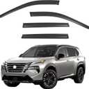 Window Visors Rain Guards Fits 2021-2026 Nissan Rogue, Dark Smoke
