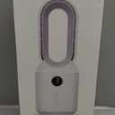 Desk Fan,13 Inch Portable Bladeless Fan, Small Quiet Office Fan with 106° Oscillating, 3 Speeds & Night light, LED Display, Button Control, Personal Table Fan for Bedroom, Office, Home, Study Room