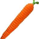 Pet Lou Luxe Carrot, 33-inches Long, Orange, Squeak Toy, Plush, Pet Toys and Supplies