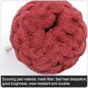 9PCS Scouring Pads Abrasive Buffing Polishing Wheel Drill Attachment Set, Non Woven Wheel Polishing Kit for Drill,Power Scrubber Drill Polishing KitGreen red Gray 1/4 Shank