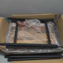 BUTUNITA Coffee Bar Station with 5 Tiers - Small Coffe Bar Kitchen Shelf with 4 S-Shaped Hooks - Corner Storage Baker's Rack for Small Spaces, Entryways, and Living Rooms