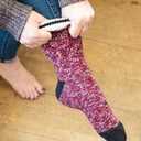 Valentino Rudy Women's 6 Pack Wool, Winter Socks, 23"-25" cm