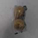 Creative Co-Op Resin Figs with Gold Finish (Set of 2 Pieces)