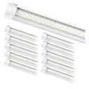 8Ft LED Shop Light Fixture - 8 Foot 100W 15000LM 6500K, Linkable with Plug Shop Lights for Garage,V Shape, 96" T8 LED Tube Light, Hight Output