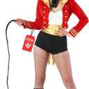 fun shack Womens Circus Ringmaster Costume, Lion Tamer Outfit for Women, Ringmaster Dress, costumes for women (Medium)