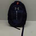 Under Armour Unisex-Adult Hustle 6.0 Backpack, (411) Midnight Navy/Midnight Navy/Metallic Silver, One Size Fits Most