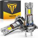 FAHREN - H7/H7LL Bulbs, 50,000LM 10X Brighter H7, 6500K Cool, Real 1:1 Mini Size, 3-Min Plug & Play, Canbus Ready, IP68 Waterproof With 10-Year Lifespan, Pack of 2