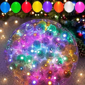3 x 100pcs Mini Lights, Colorful Long Standby Time Waterproof LED Balloon Light,Battery Powered,Ball Lamp for Balloon Paper Lantern Birthday Party Christmas Halloween