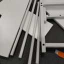 2-Tier Small Storage Shelf – Minimalist White Metal Frame Organizer