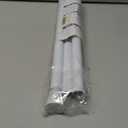 White Tension Curtain Rod for Windows 28 to 48 inch, Adjustable Expandable Pressure Spring Curtain Rod No Drilling, 7/8" Curtain Rod for Bedroom Doorway Closet Door