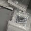 Solar Fence Post Lights, Cap Lights for 4x4/5x5 Vinyl Fence and 4x4/6x6 Wooden Post, Warm White/Cool White Lighting, White Solar Cap Outdoor Waterproof Decorate Garden Pathway Dcek Patio (12pack)