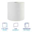 Boardwalk BWK17GREEN Boardwalk Green Universal Roll Towels, Natural White, 8" x 800ft (Case of 6 Rolls)