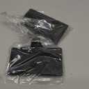 Christmas Weighted Stocking Holders For Mantle Set of 6,Mantle Stocking Hangers,Heavy Duty Christmas Stockings Holders Christmas Ornaments for Counter Tables Window Fireplace Mantle Decoration (Black)