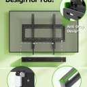 USX Mount UL Listed TV Mount Low Profile for Most 26-60" Flat Screen LED, LCD, Curved TVs, TV Wall Mount Bracket Tilt VESA 400x400mm- Up to 99lbs, Quick Lock and Release to Mounts on 12" 16" Stud